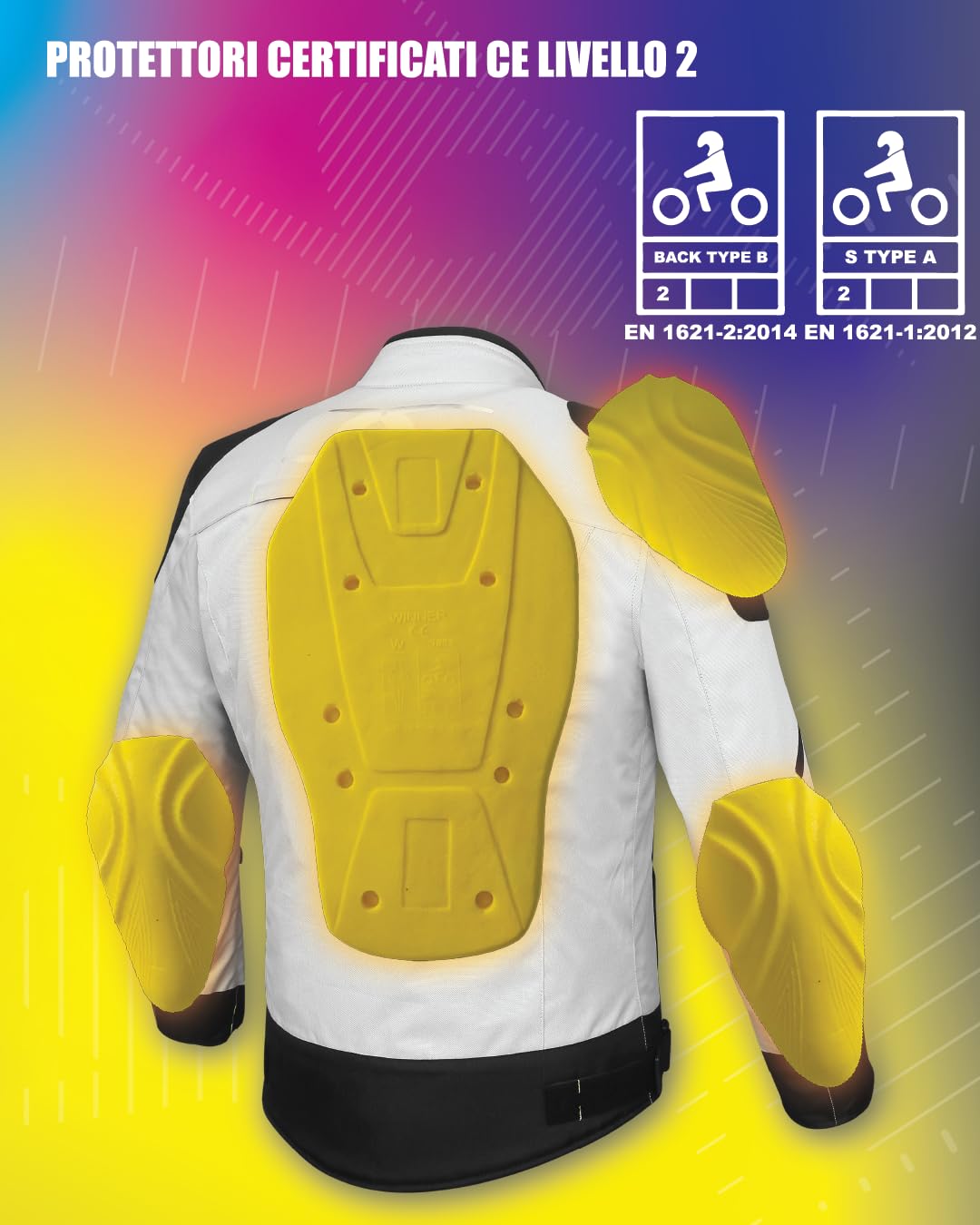 XAVIA REGAL Motorradjacke (Straße) – Wasserdichte und belüftete Motorradjacke mit Protektoren der Stufe 2 | Für alle Jahreszeiten