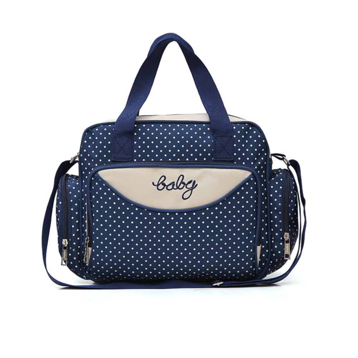 GALPADA Mama Tasche 5 Stück mit Großem Fassungsvermögen aus Stoff | Blau, Superleicht und Vielseitig, Chic und Fashion, für Gym und Strand