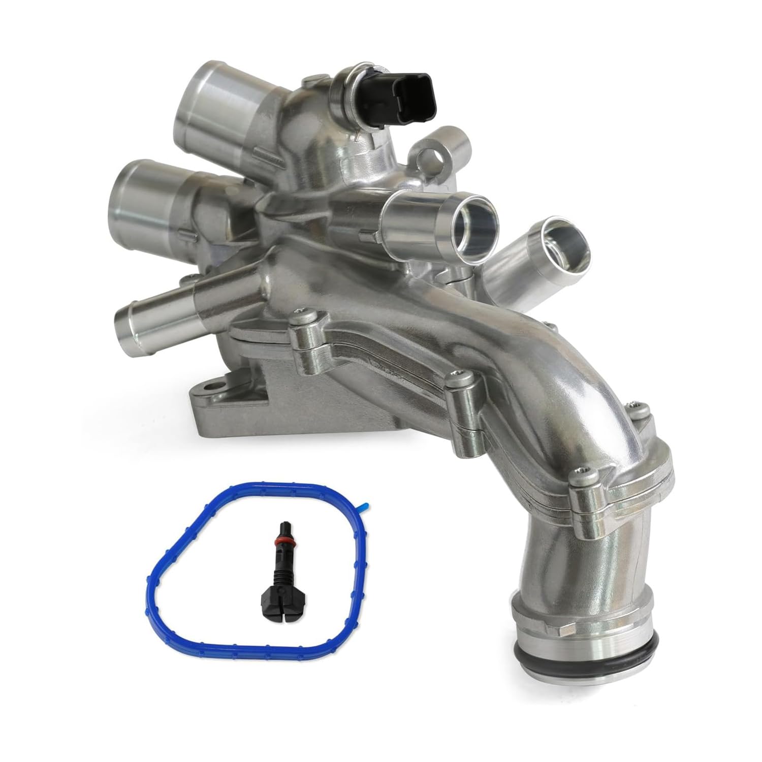 Termostat 11537534521 Zespół obudowy termostatu silnika samochodowego 2007-2013 pasuje do Mini Cooper Countryman Paceman 1.6L Układ chłodzenia silnika