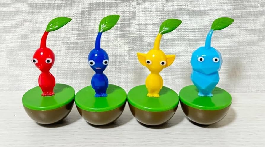 新品未使用　ピクミン　ゆらゆらフィギュア　装飾用popセット Amazon | ﾋﾟｸﾐﾝゆらゆらフィギュア全4種セット | フィギュア