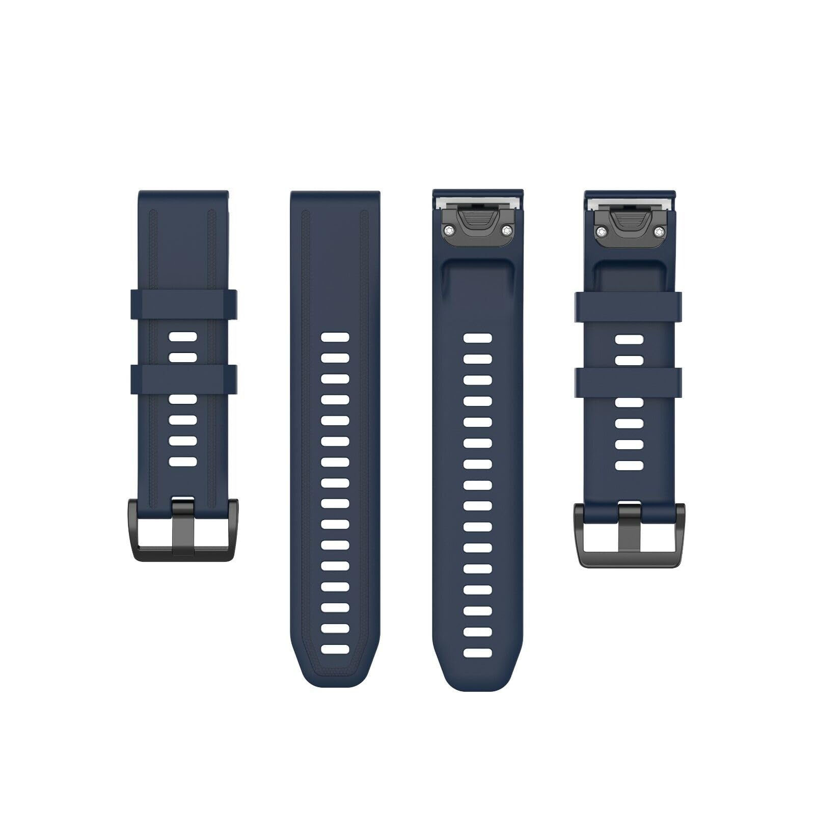 Panda Bobo Straps for Garmin Fenix 7S 6S 6S Pro 5S 5S Plus Instinct 2S Watch Strap Silicone Band (Blue) - Image 2