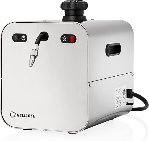 Miniatura 9 de Reliable 5100CJ - Limpiador a vapor para joyas de acero inoxidable con modo ecológico, tanque de 120 V, 2.2 LTR, 50 PSI, tanque de acero inoxidable,