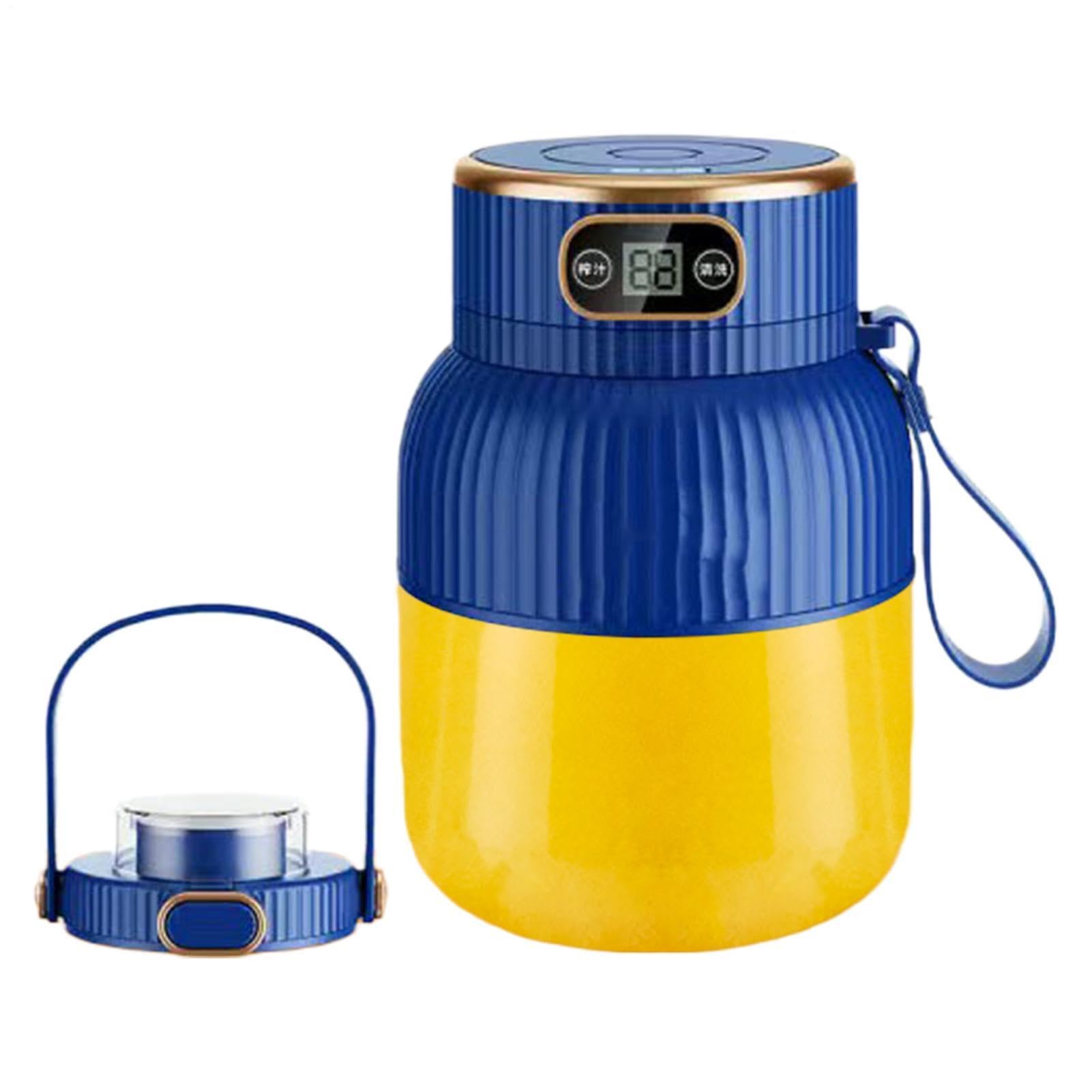 Licuadora exprimidora portátil, licuadora portátil para batidos Pantalla | Taza de de viaje Pantalla digital para batidos Smoothies