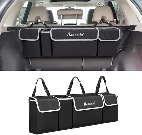 Organizador y almacenamiento para maletero de auto organizador colgante para SUV camioneta impermeable bolsa de almacenamiento de carga plegable con Organizador y almacenamiento para maletero de auto organizador colgante para SUV camioneta impermeable bolsa de almacenamiento de carga plegable con
