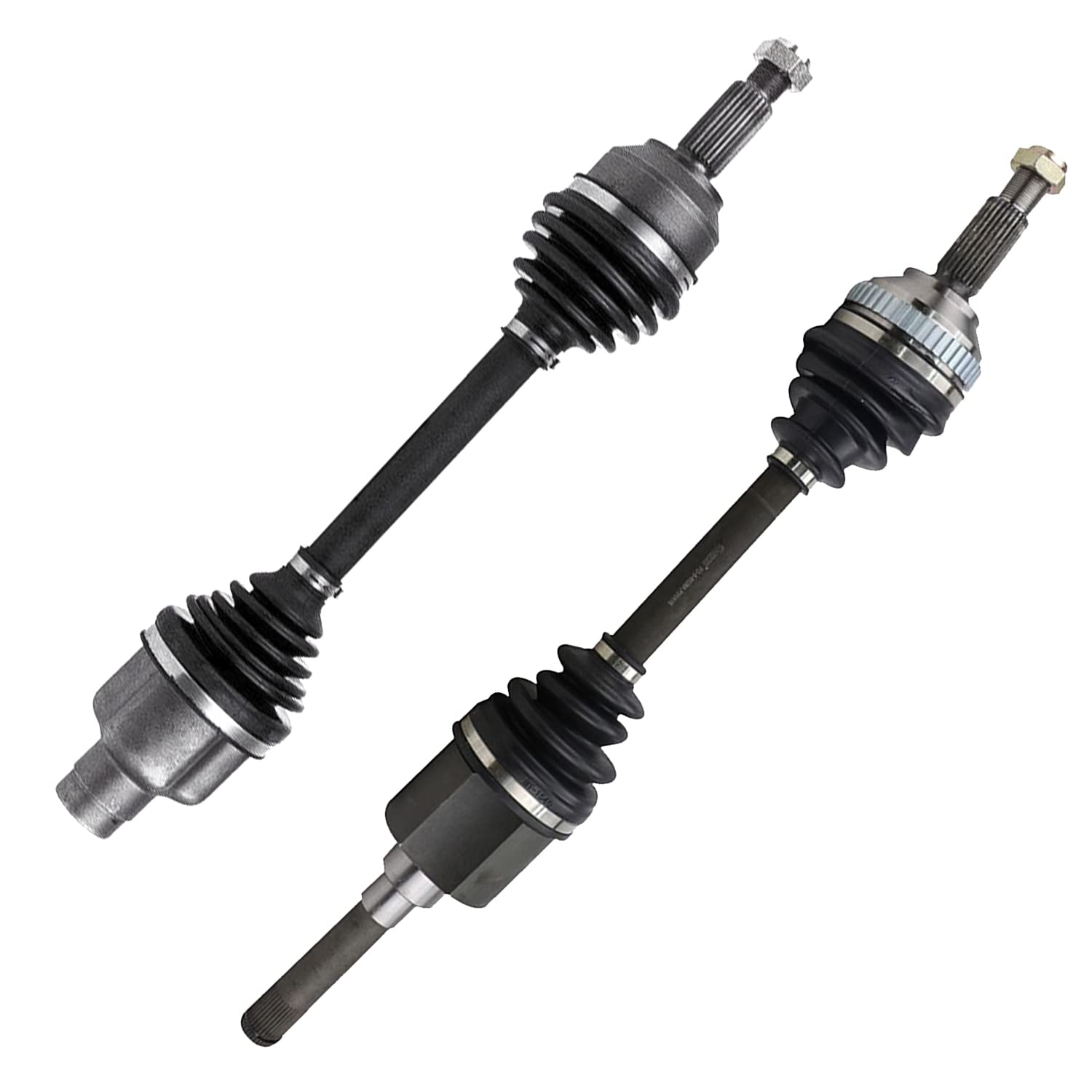 Detroit Axle - Front 2pc CV Axles for 95-00 Ford Contour Mystique, 99-02