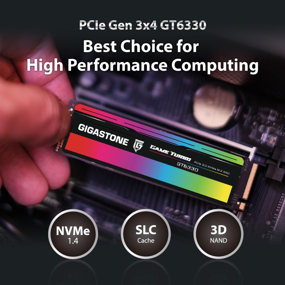 Amazon | GIGASTONE M.2 SSD 1TB Gen3 PCIe NVMe 3.0x4 内蔵SSD