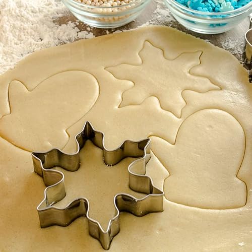 Mrcookie Christmas Cookie Cutters Set For Kids11 Pcs Holiday Cookie Molds Snowflake,Deer Head,Christmas Hat,Holly Leaf,Gingerbread Man,Snowman,Christmas Tree,Socks,Car Christmas Tree,Santa Claus. #TOP5