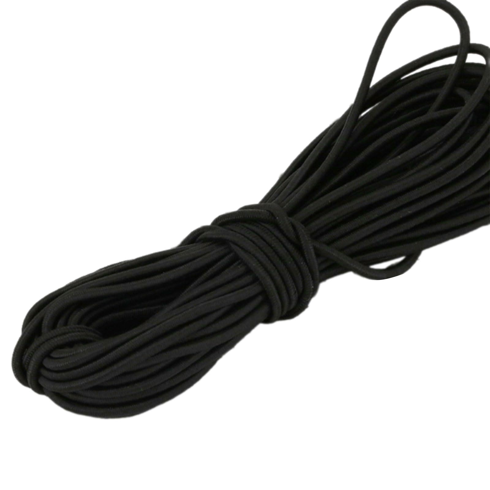 Tsophreniq Elastics Rubber Cord for Sewing and Handcraft Strong Resilients Stretch Rope for Garment Accessories and Craft Projects High Elasticity Rubber Rope