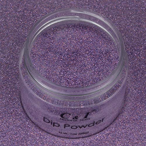 C & I Dip Powder, Glitters Color Collection, Shining Dipping Powder for Nail Beauty, Acrylic Color System (# 93)