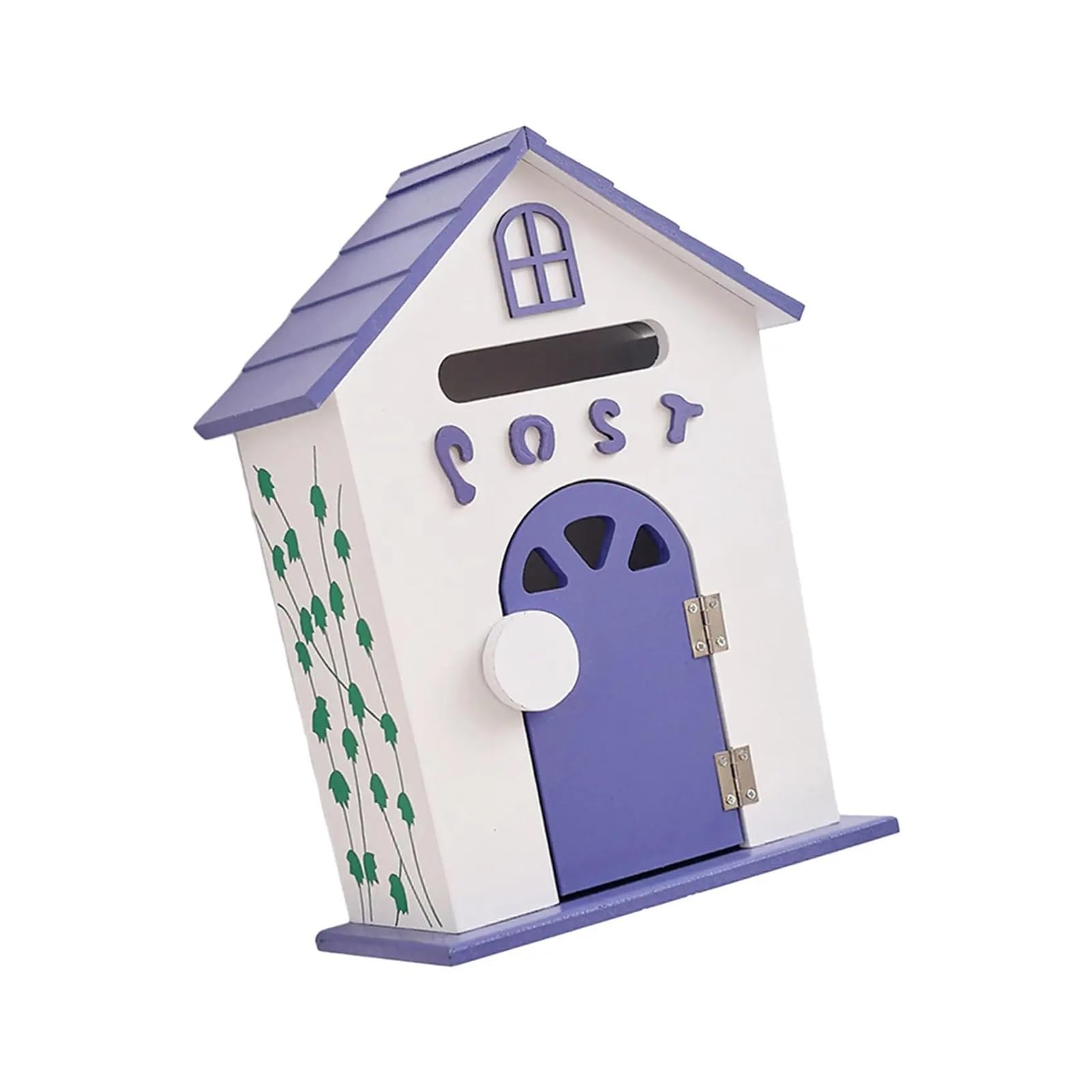 FGJsfhrDTU Letter Box, 22x12x32cm Collection Box Sturdy Outside Suggestion Box(Yellow)(Purple)