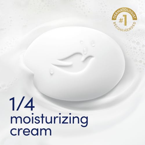 Image of Dove Beauty Bar Soap Original, 6 Bars for Soft, Smooth Skin, with 1 /4 Moisturizing Cream 3.75 oz