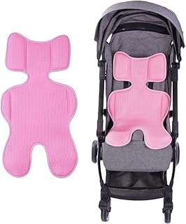 Universal Baby Stroller Liner 3D Mesh Cool Seat Pad Mat Breathable Pram Pushchair Car Seat Cushion Insert Thicken Sponged Baby Body Support Cushion Pad Mattress for Stroller, Baby Chair & Car Seat