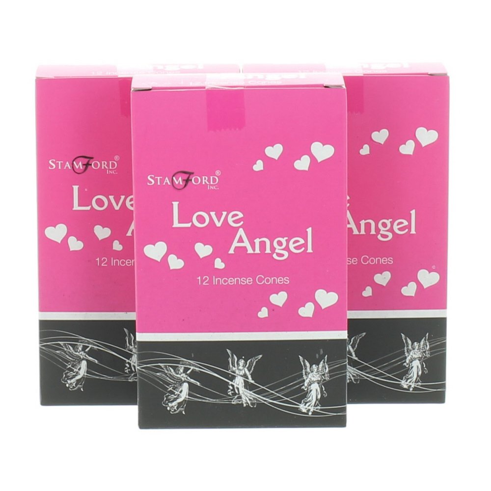 Stamford Inc. Pink 3 Packs Of Stamford Range Incense Cones - Love Angel