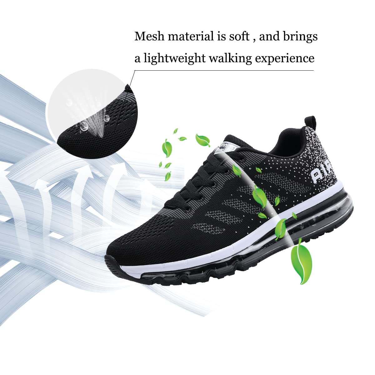 sotirsvs Uomo Donna Air Scarpe Running Sneakers da Ginnastica Corsa Casual da Fitness Scarpe da Tennis Jogging Sportive 34-46 EU