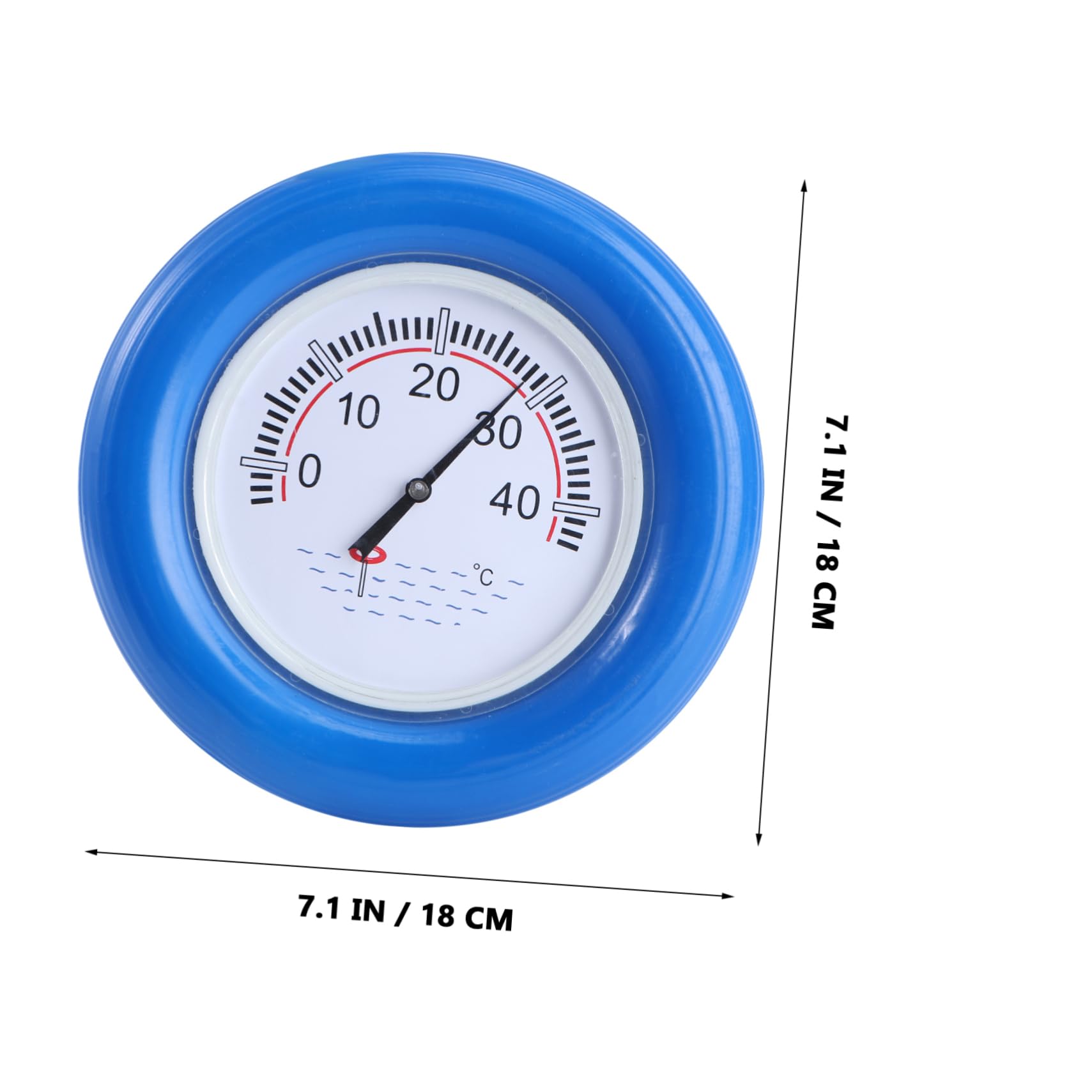Tester Della Temperatura Per Piscine Esterne/interne Termometro Galleggiante Con Ampio Display in Acciaio Inossidabile E Plastica Per Spa E Vasche Idromassaggio