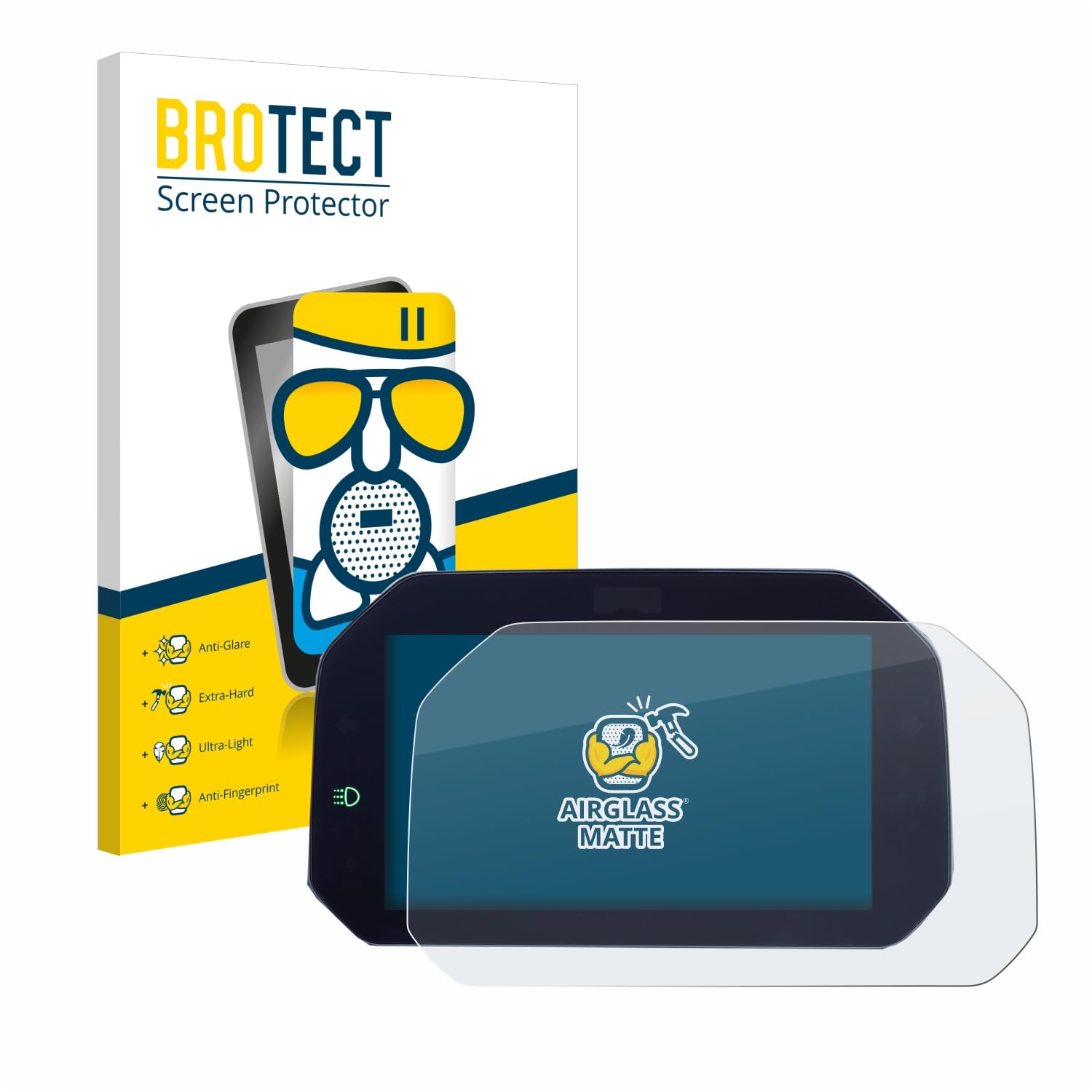 BROTECT 2 Stück Schutzfolie Für BMW X1 F48 2021 8,8" Displayschutz