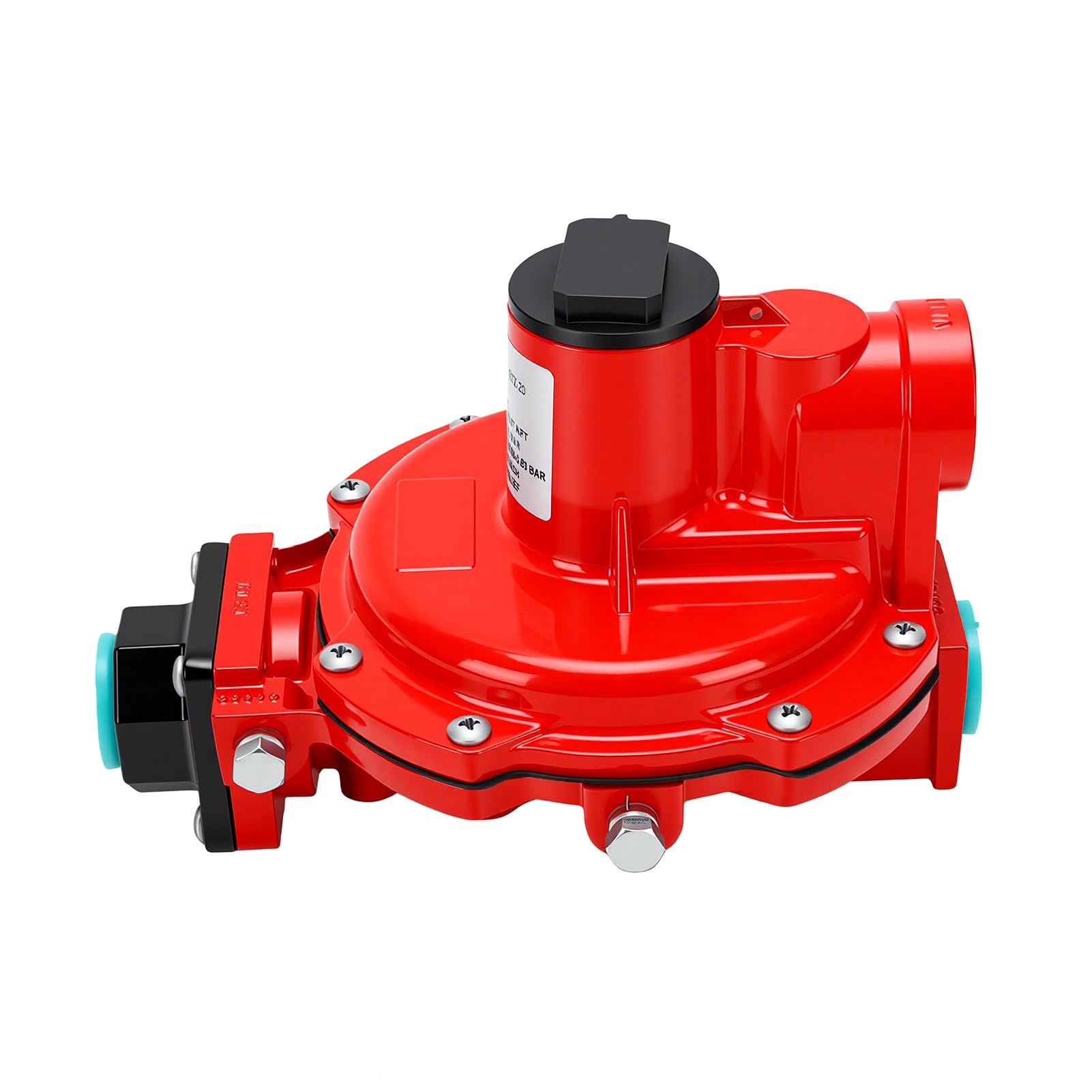 Regulador de Gas Ajustable de Alto Flujo de 8-12 PSI para Usos Comerciales Residenciales Diseño Duradero de Hierro Fundido