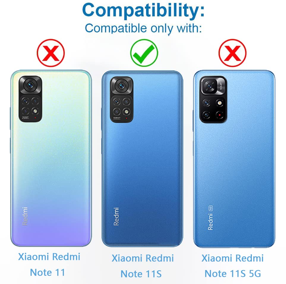 Eonpam 2 Pack Rear Back Camera Lens Glass Replacement for (Xiaomi Redmi Note 11S) Original Quality with Professional Repair Kit - Image 3