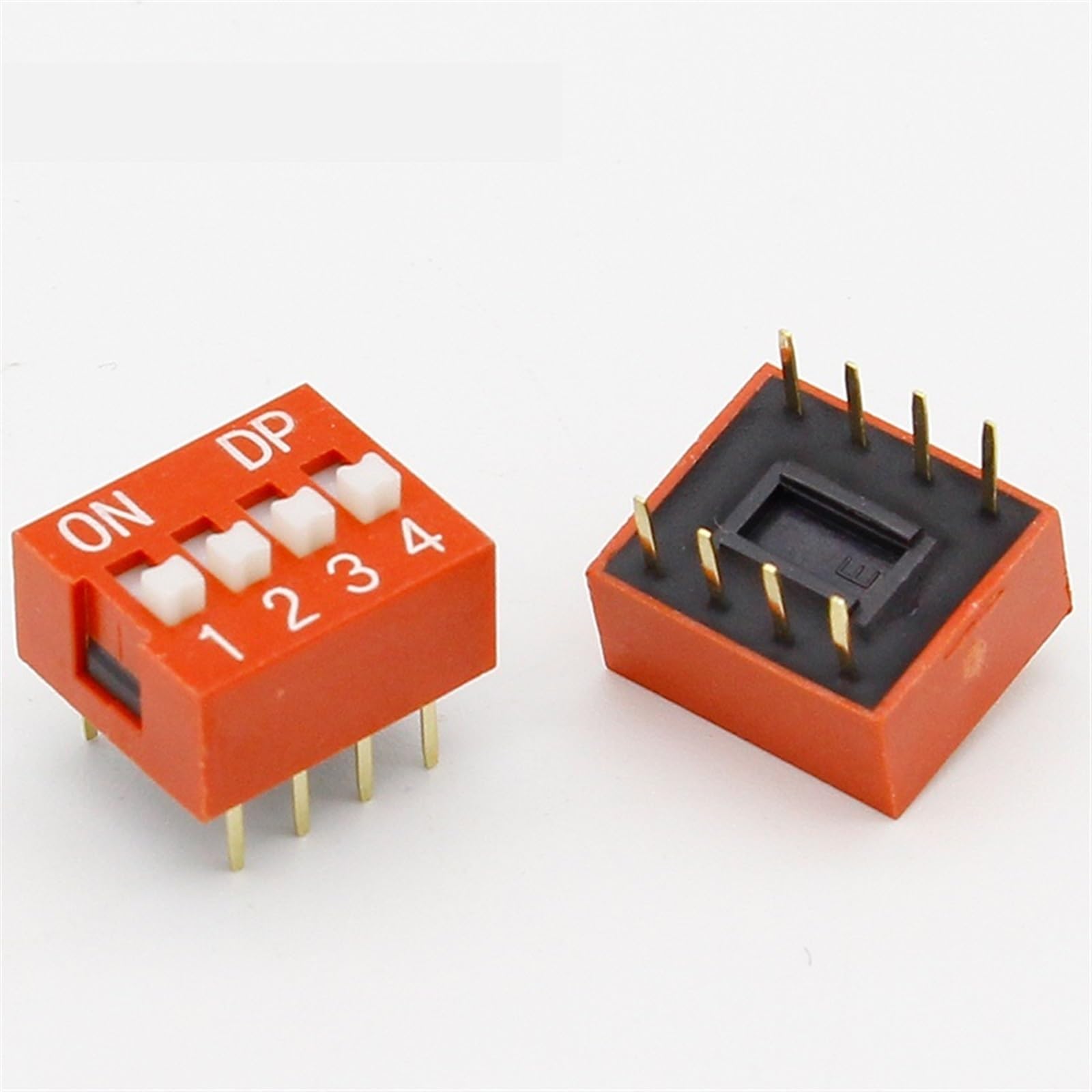 Interruptor DIP de 8 pines con paso estándar de 2.54mm y alta rigidez dieléctrica 5