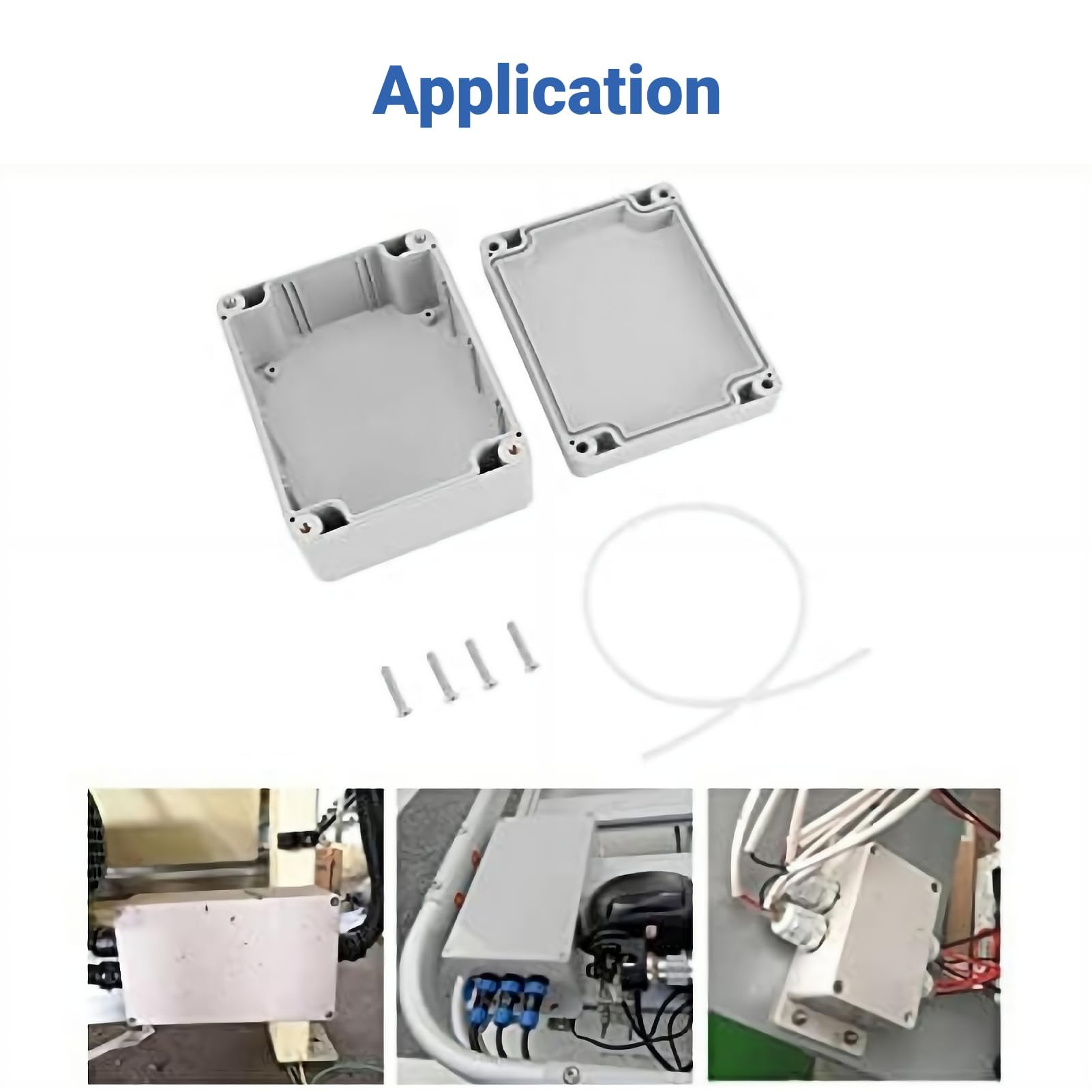 ABS Elektrische Behuizing Doe-het-zelf Elektronica Waterdichte Elektrische Projectdoos IP65 - ABS Behuizing, 27 Maten, Voor Elektronica & Voeding IP65 Elektrische Projectdoos ABS