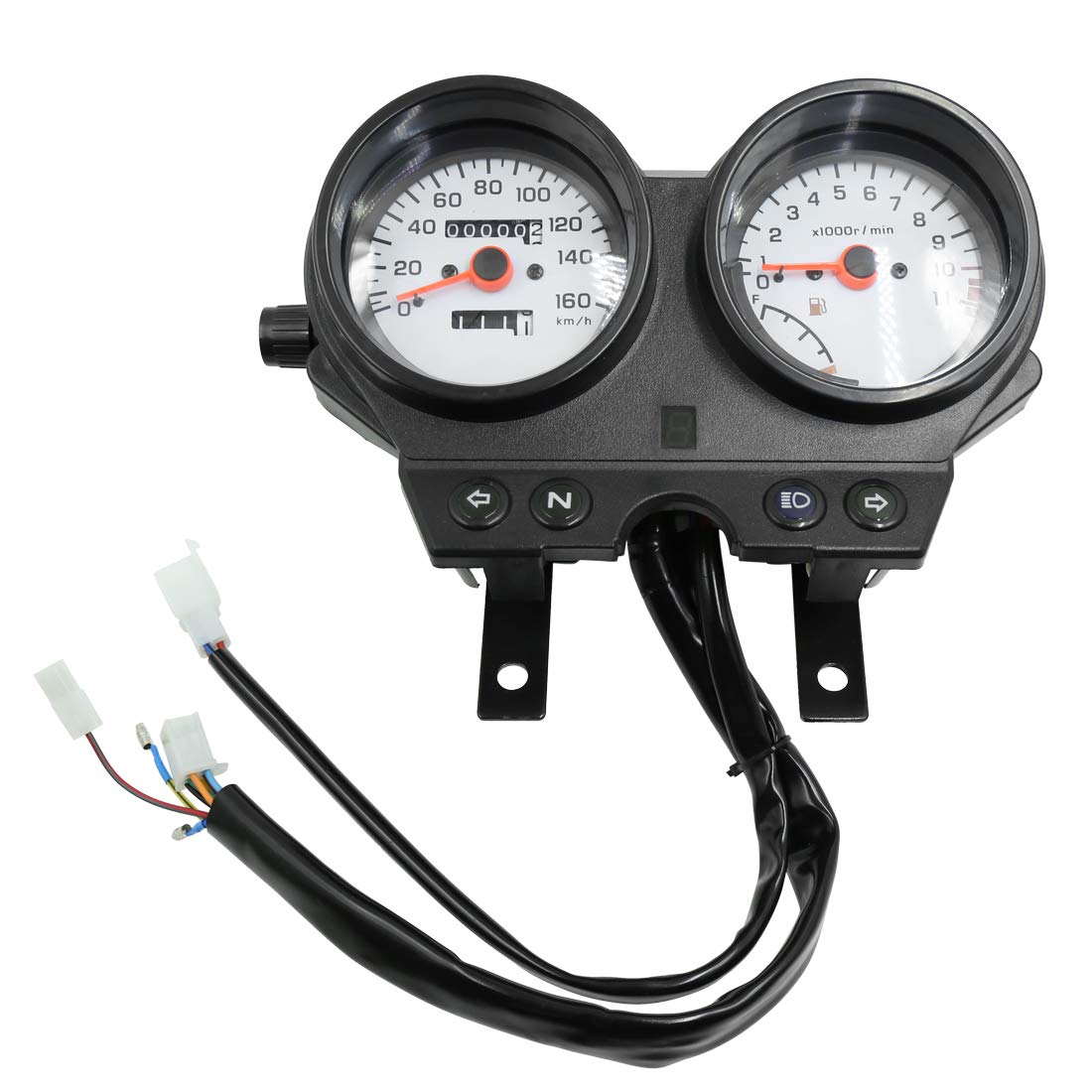 uxcell 0-160km/h Odometer Tachometer Speedometer Cluster for EN