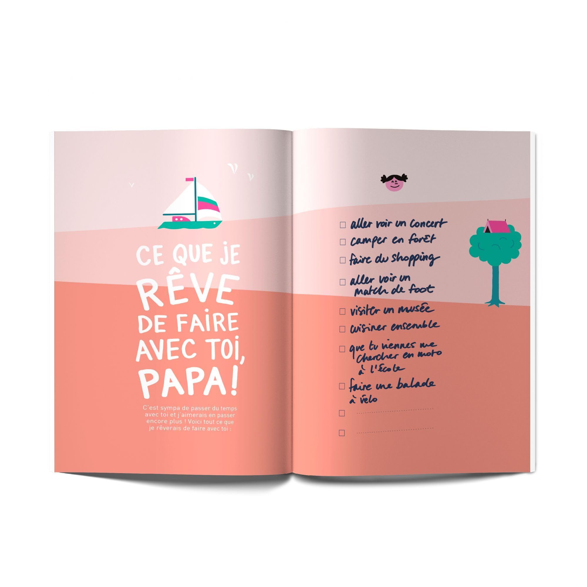 Minus Livre Personnalisable Tel Père Telle Fille