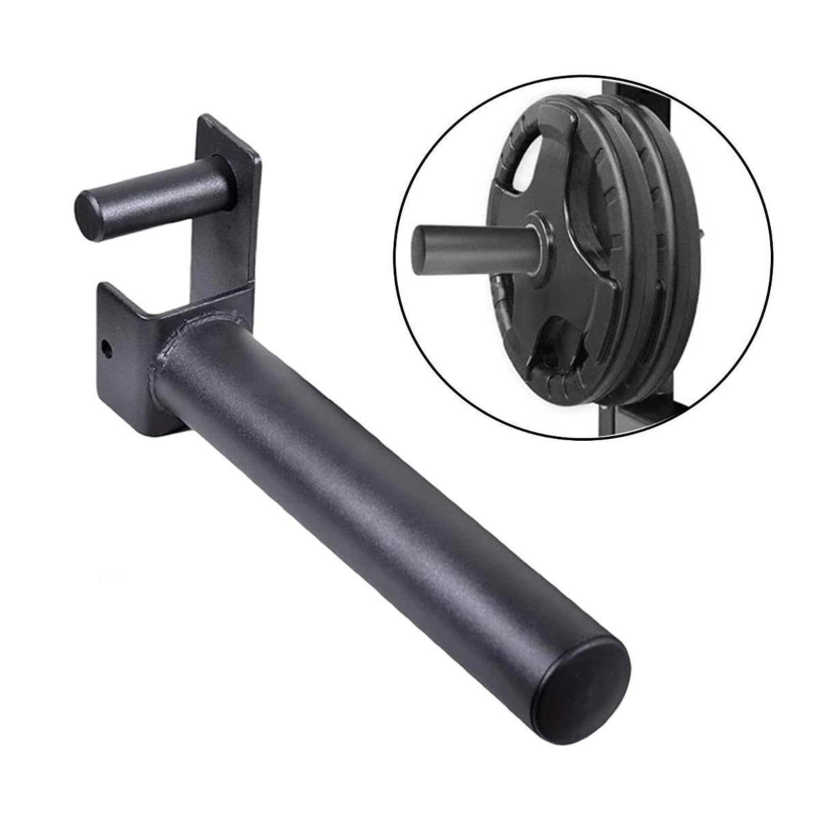 DYNWAVE 2X Weight Plate Holders Weight Plate Storage Workout Equipment Strength Training Heavy Duty Attachments Weight Bar Rack