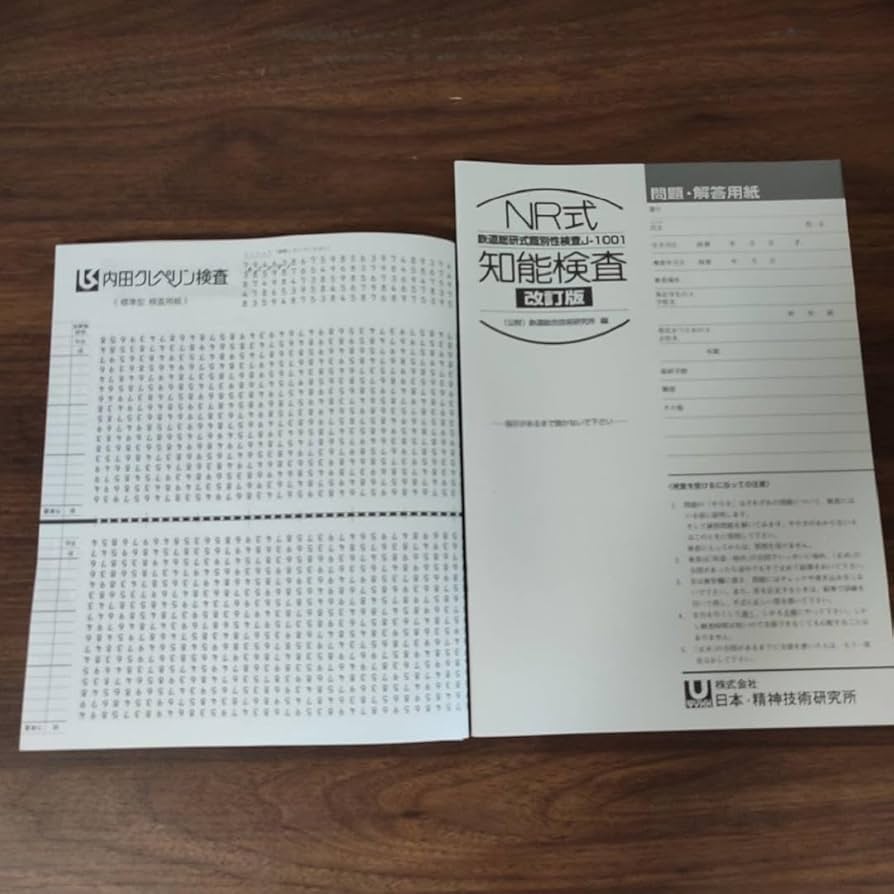 値下げ　内田クレペリン　NR式知能検査　YG性格検査　3点セット 値下げ 内田クレペリン NR式知能検査 YG性格検査 3点セット