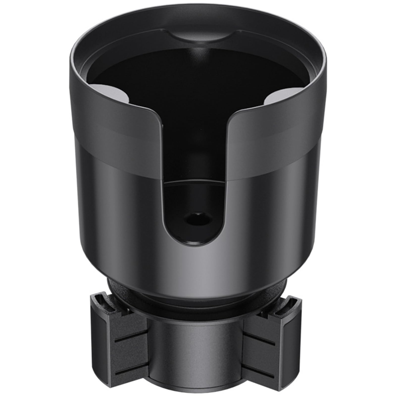 NayuboCar Cup Holder Expander Adapter, Compatible with Hydro Flask, Yeti, Nalgene 32/40 oz Fits Large Bottles and Mugs Drink Holder Extender with Adjustable Base for Most Car (Black)