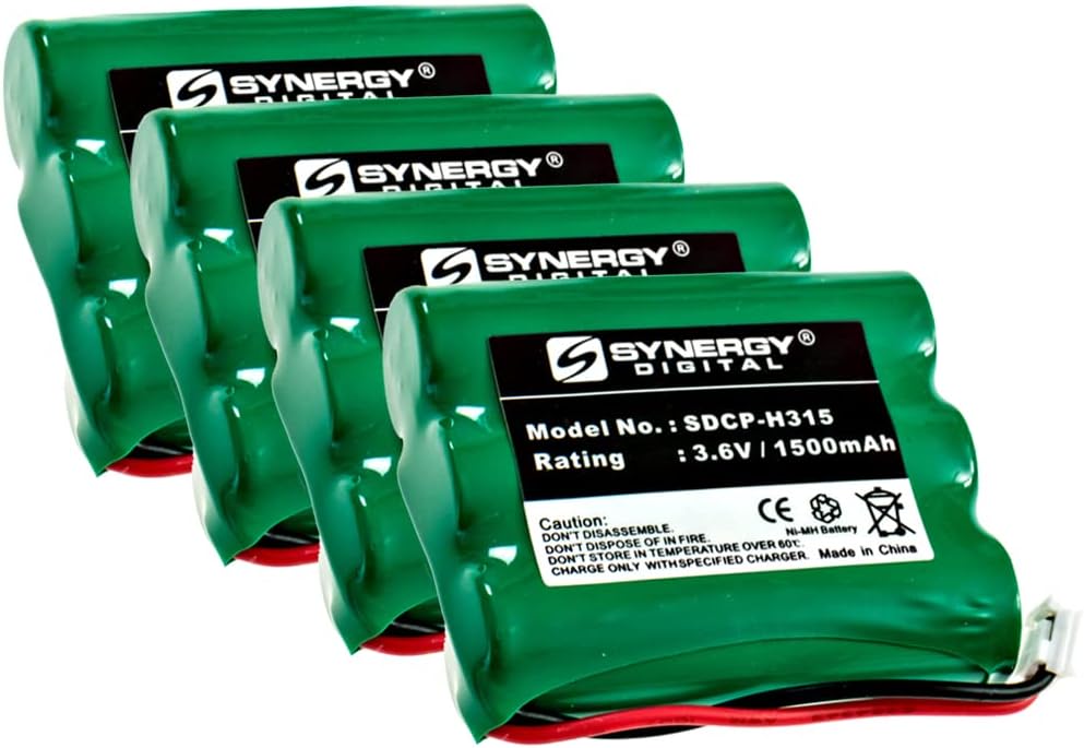 Synergy Digital Cordless Phone Batteries, Compatible with