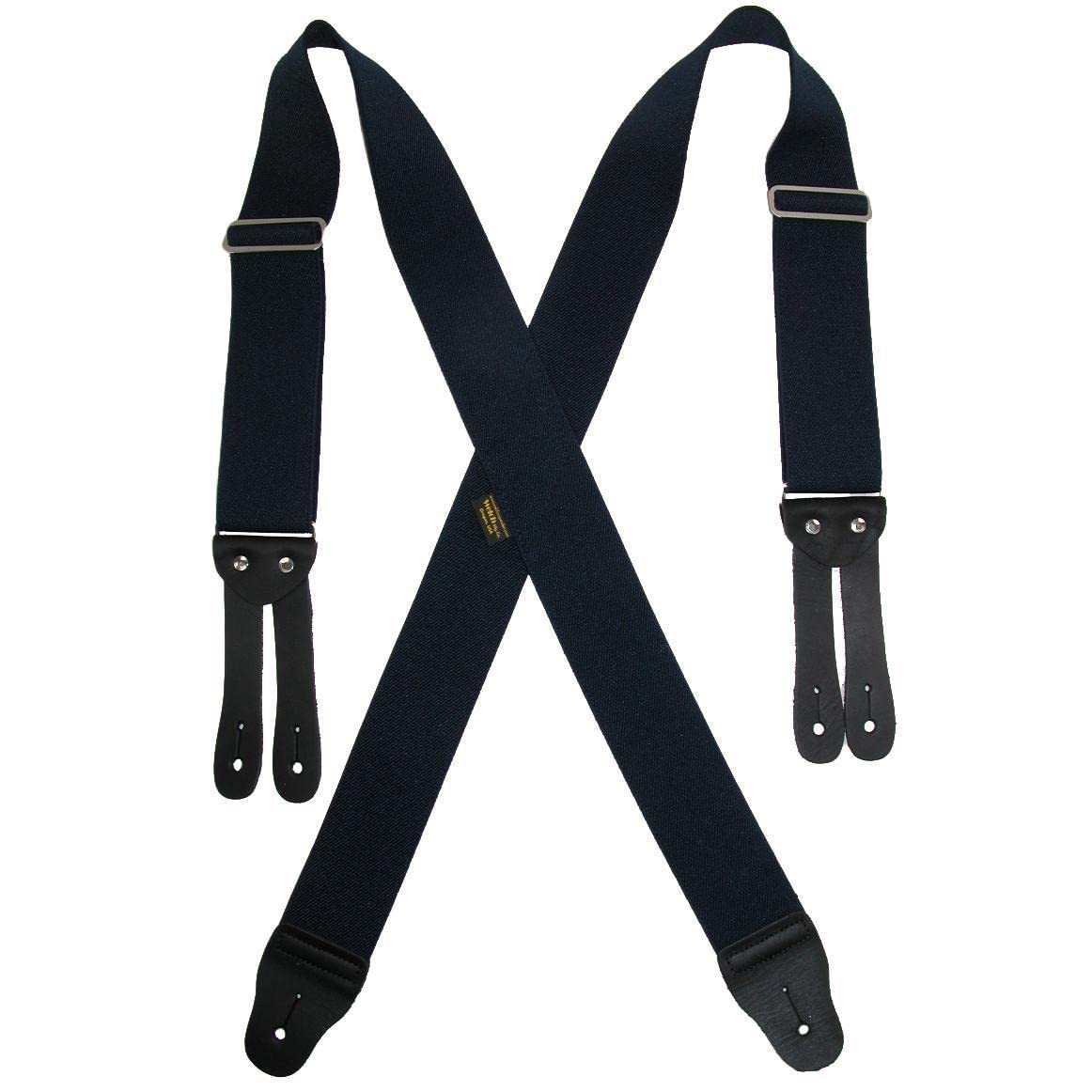 Welch Men's Elastic Button End Work Suspenders