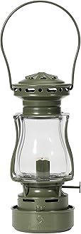 Vintage Oil Lantern, Waterproof Fuel Lantern with Carry Handle, for Outdoor Camping Hiking Patio Picnic, Green