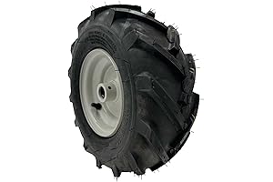 LMTS 13x5.00-6 Rototiller Tires with Rim and Hub for Troy-Bilt Tillers