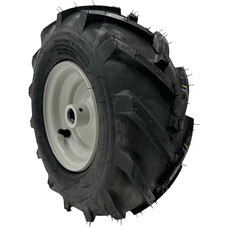 LMTS 13x5.00-6 Rototiller Tires with Rim and Hub for Troy-Bilt Tillers