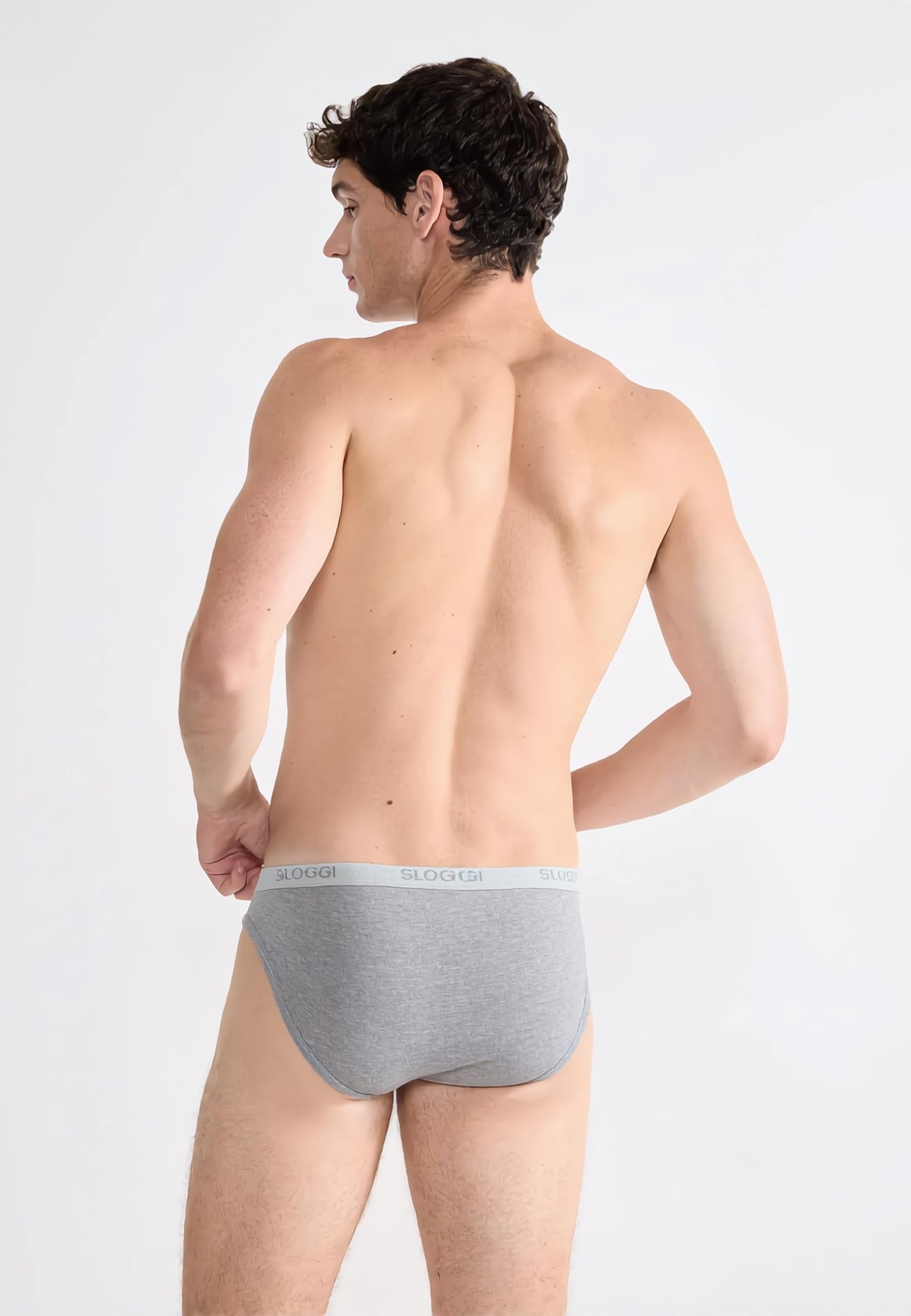 Sloggi 4 Pezzi Slip Bassi Uomo Men Basic Mini