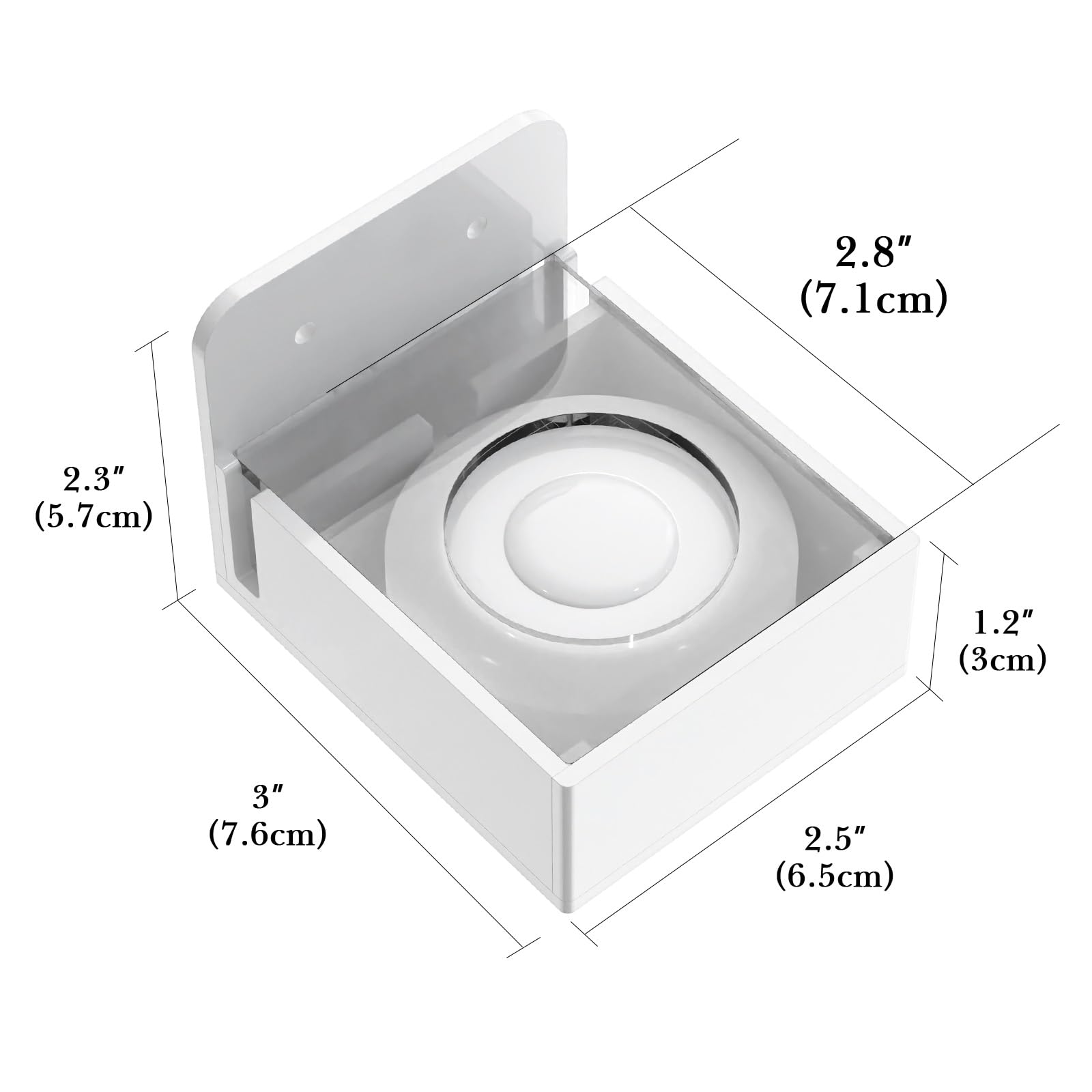 Amazon｜Linkidea 壁掛け電動歯ブラシ充電器ホルダー、浴室用アクリル