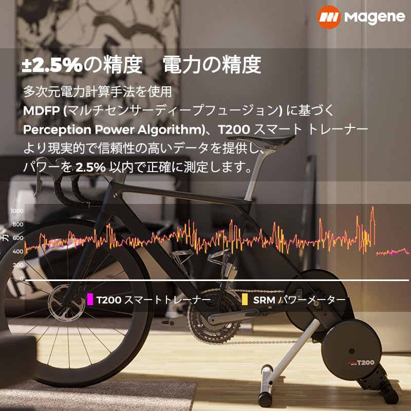 Amazon | Magene T200 サイクルトレーナースマートトレーナー