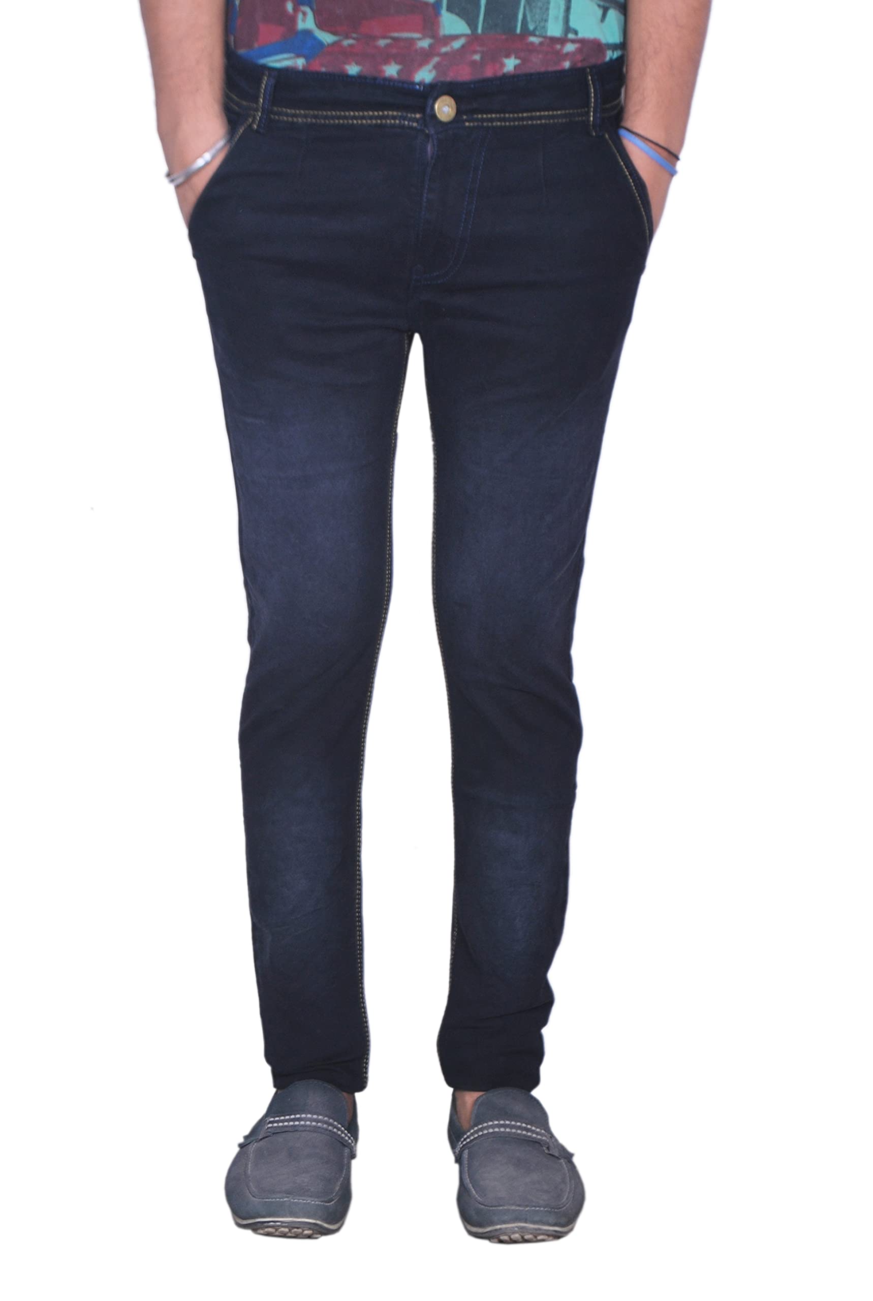 orison Black COTTOSIL Mens Denim Jeans-picture-46