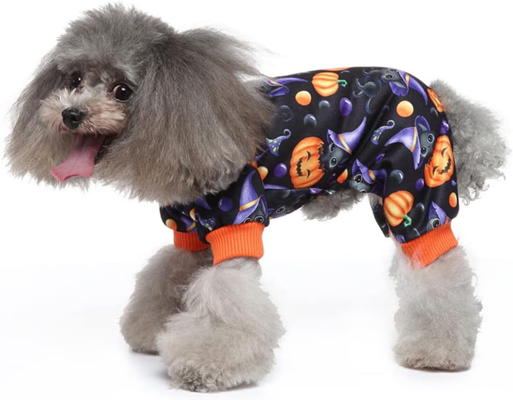 XIAOYU Halloween Dog Clothes for Small Pet Costume Holiday Festival Coat Jumpsuit - Image 4