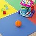EVA Foam Mat Tiles 4-Pack - 16 SQ FT Interlocking Padding for Playroom or Gym Flooring - Workout Mat or Baby Playmat by Stalwart (Multicolor)