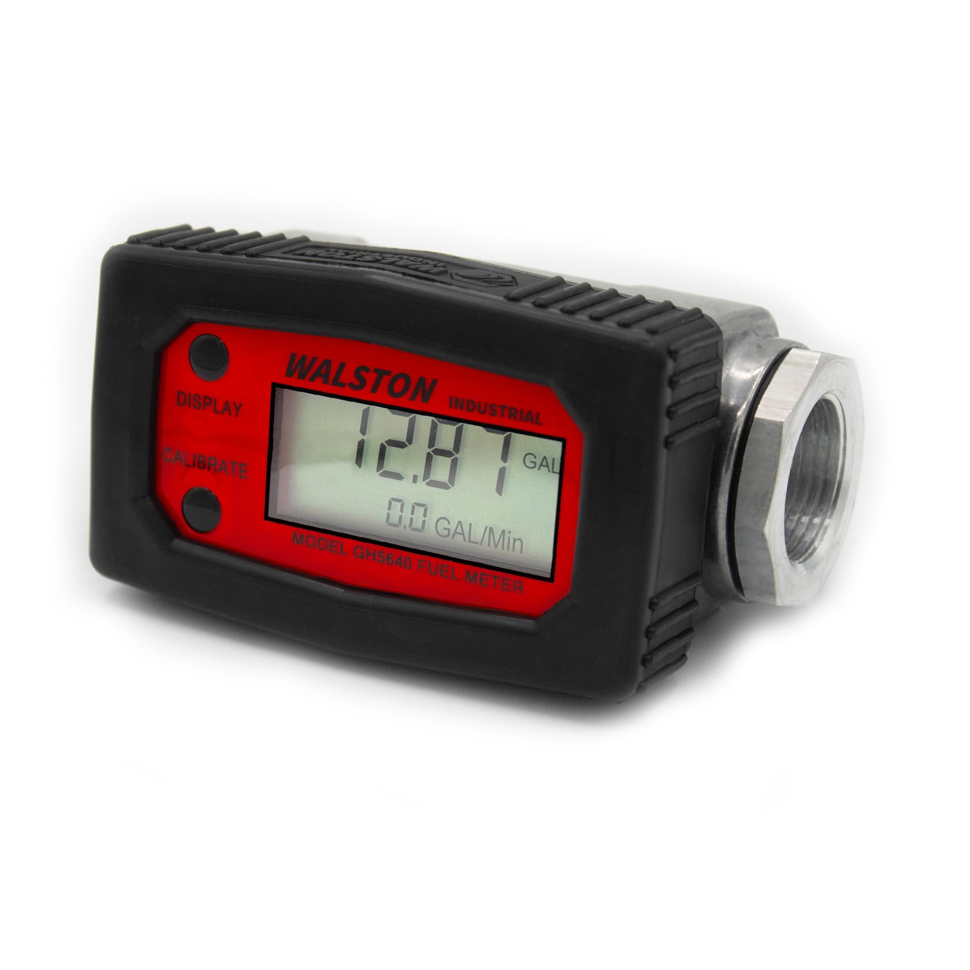 GH-5640 Digital Fuel Meter 3/4 Inch, Heavy Duty Fuel Meter for Diesel, Gasoline, Kerosine, Lubricants, 3/4" NPT