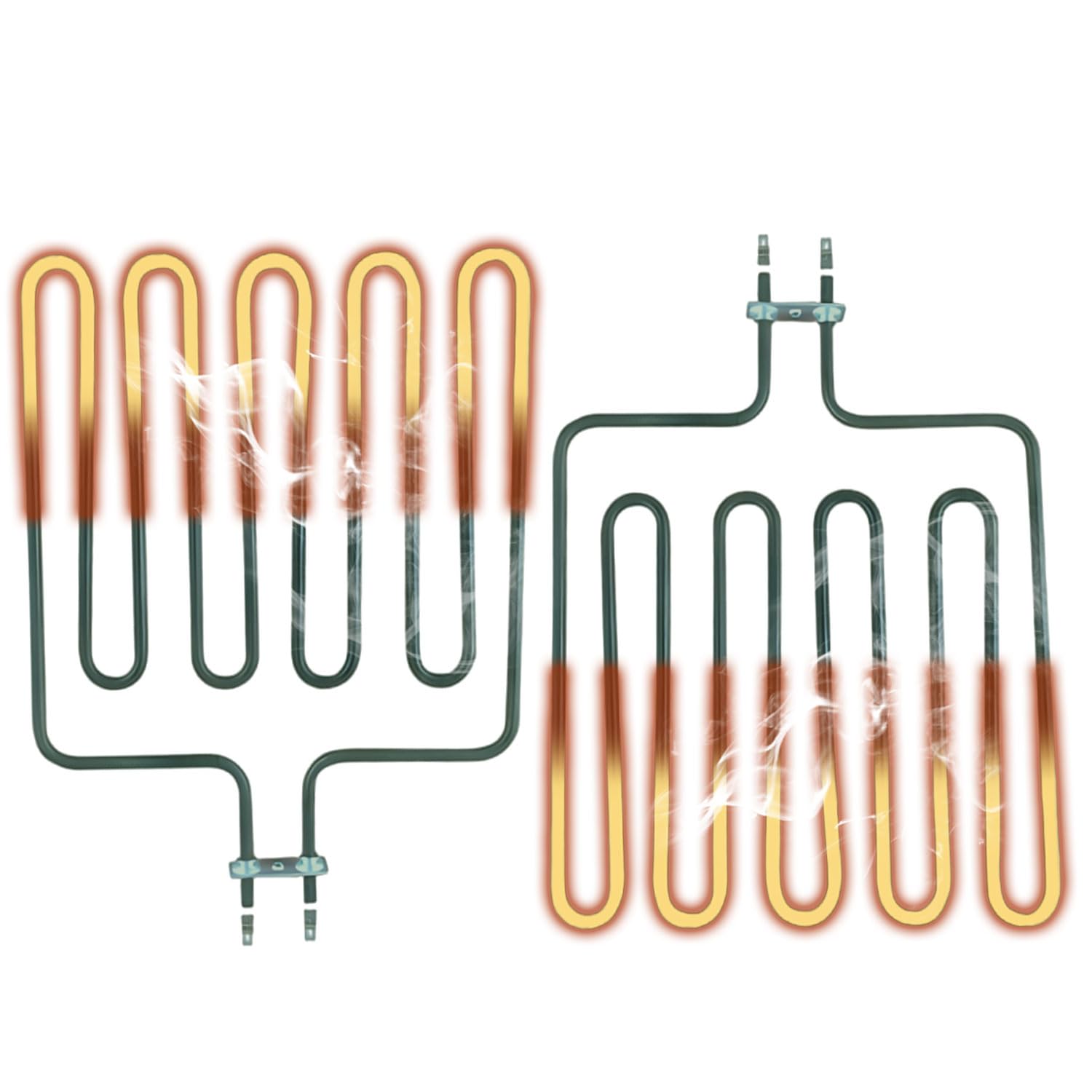 2PCS Varilla Calefactora 3000 W para Estufa de Sauna, Elemento Calefactor de Sauna, Elemento para Estufas de Sauna Acero Inoxidable, para Saunas, Clubes, Spas, Hoteles