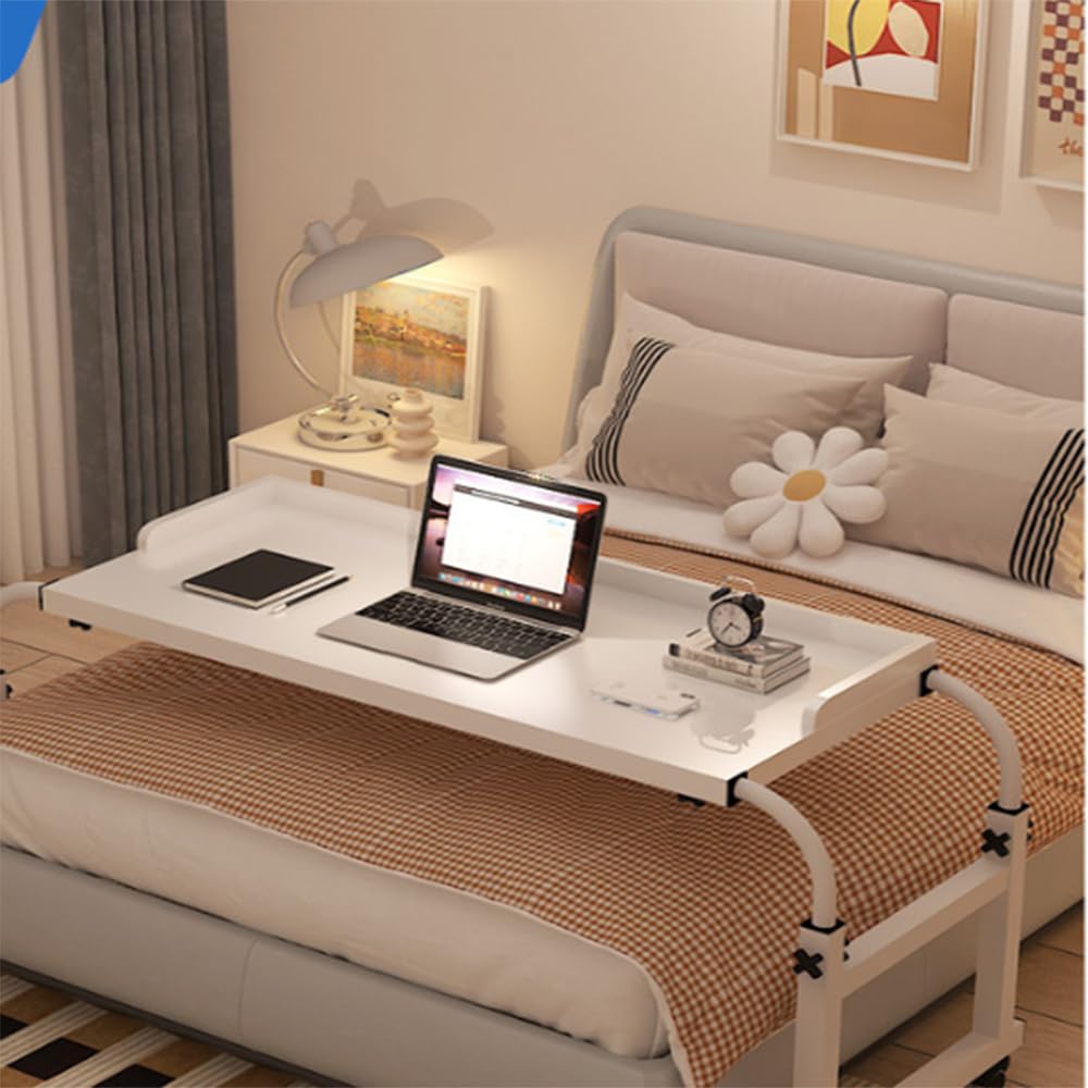 Bureau d'ordinateur mobile et table de lit pour le télétravail à la maison
