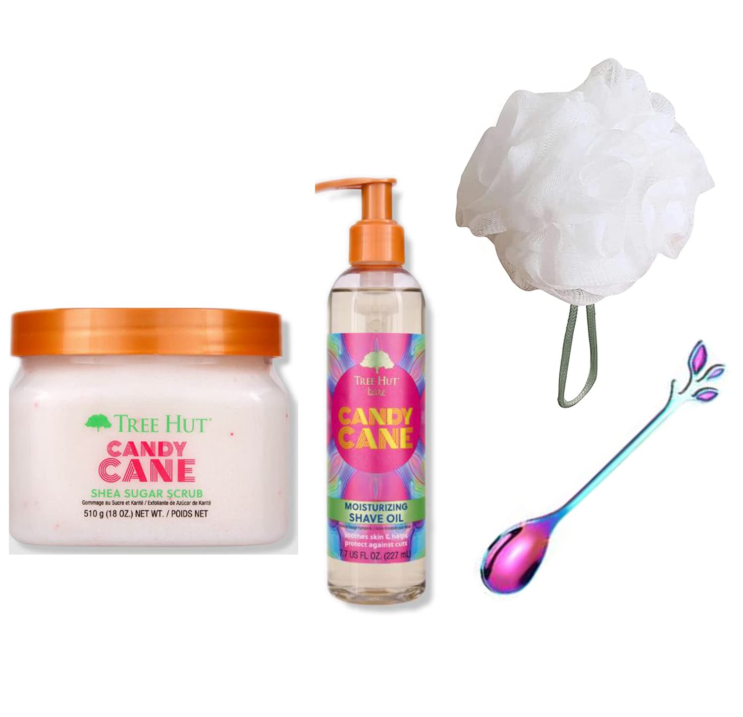 Tree Hut Candy Cane Shea Sugar Scrub Set! Includes Body