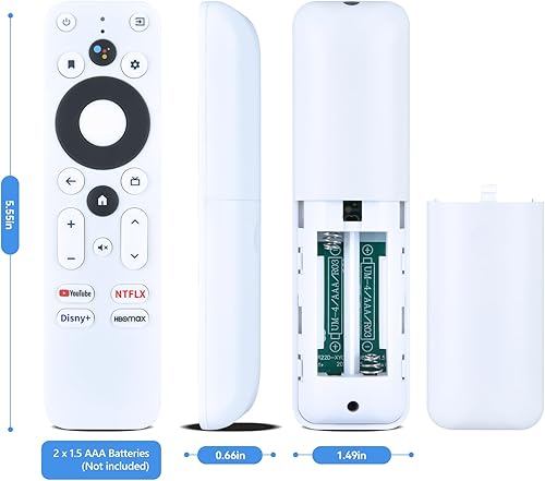 Miniatura 5 de Nueva voz de repuesto para control remoto Onn TV, compatible con Onn Google 4K Streaming Box, para Android TV 4K UHD Stick 100026240 (no para 4k Pro)