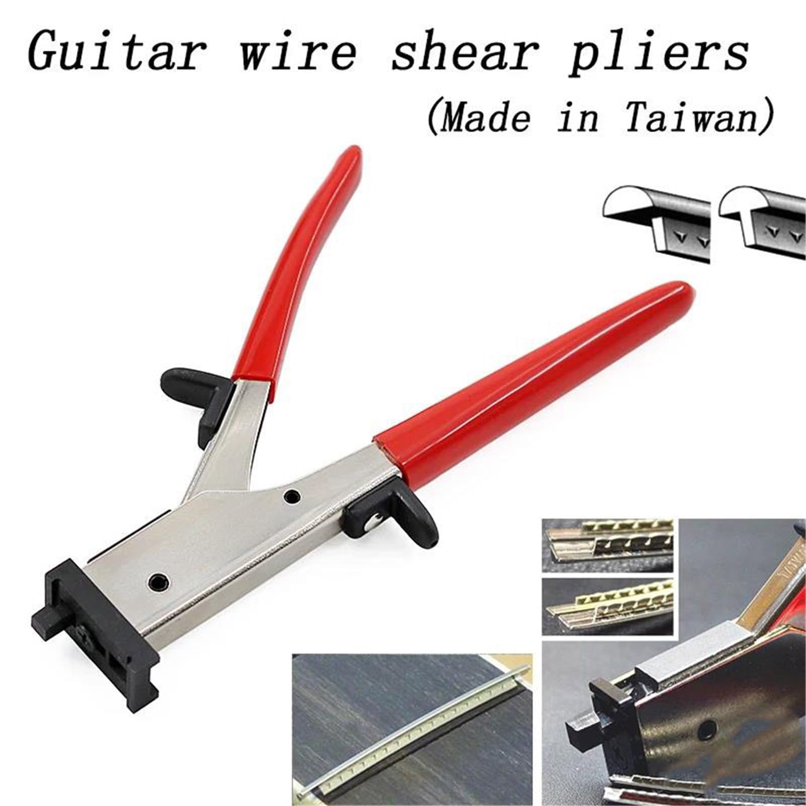 Szczypce Do Progów Gitarowych Szczypce Do Drutu Basowego Obcinak Do Strun Narzędzia Lutnicze Nożyczki Akcesoria do narzędzi gitarowych(Tool Scissors)