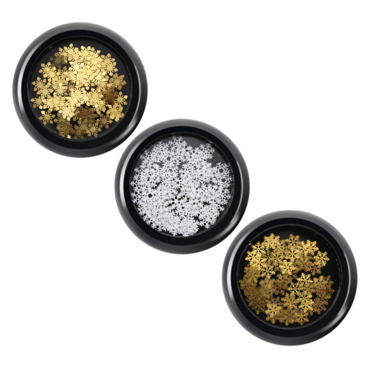 Healeved 3 Set Adesivi Per Unghie Adesivi Unghie Sottili Decorazioni Unghie Per Feste Adesivi Natalizi Decalcomanie Per Unghie Natalizie Adesivo Per Unghie Con Fiocco Di Neve 3 Scatole*3