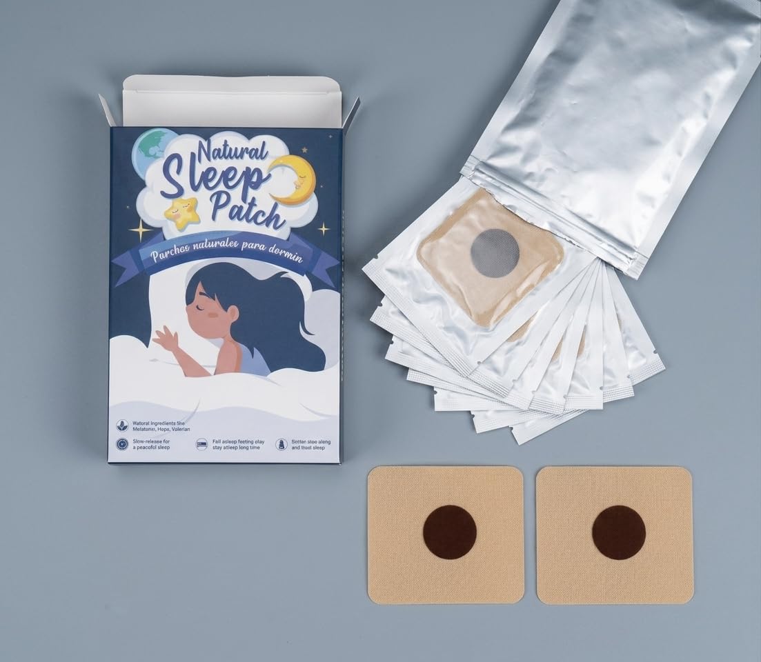 Natural Sleep Patch (10 Count) – Extra Strength Sleep Support with Melatonin, Valerian & Hops – Slow-Release Transdermal Patches for Deep Rest & Faster Onset – Non-Habit Forming & Travel Friendly-image-15