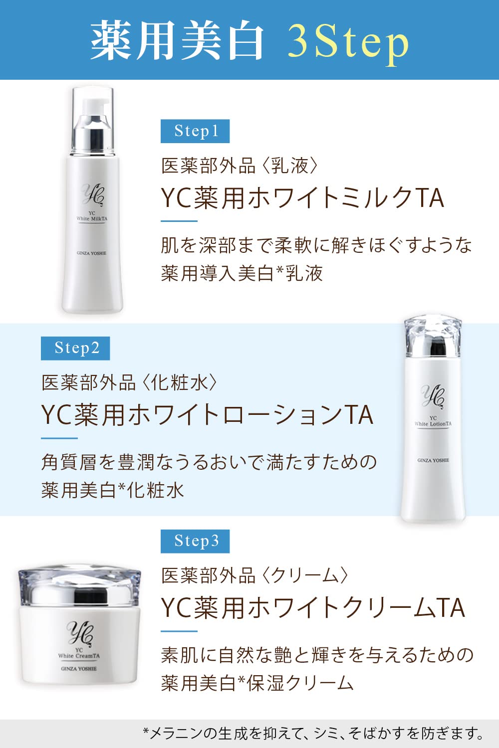 Amazon | 【医薬部外品】薬用YCホワイトケアセット 【ホワイトクリーム