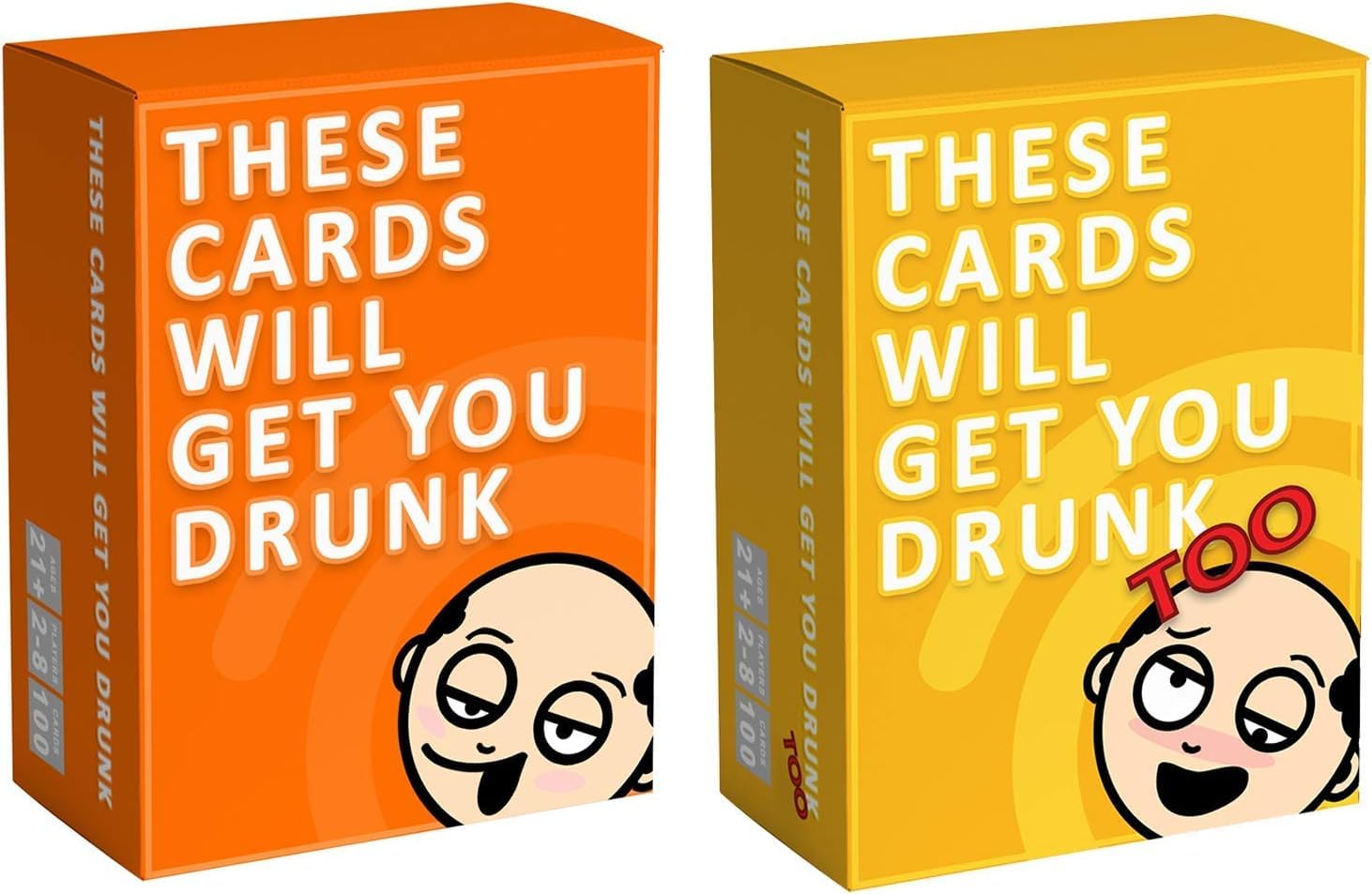 These Cards Will Get You Drunk [Complete Set] Fun Adult Drinking Game for Parties Ages-21+, Players 2-8